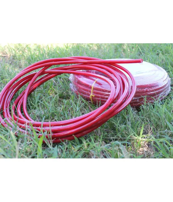Cod. PO12 Octagonal profile diameter 12mm in polyurethane red colour for Vine shoot tipping machine / sucker remover Verona Italy