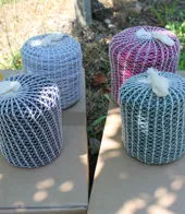tubetto agricolo in pvc confezionato in rete diversi colori