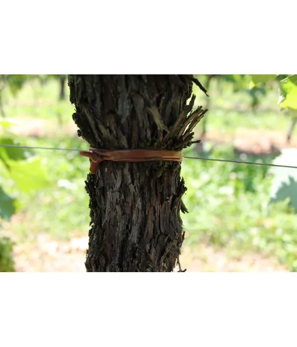 Tubetto agricolo in PVC su spoletta in legno legatura