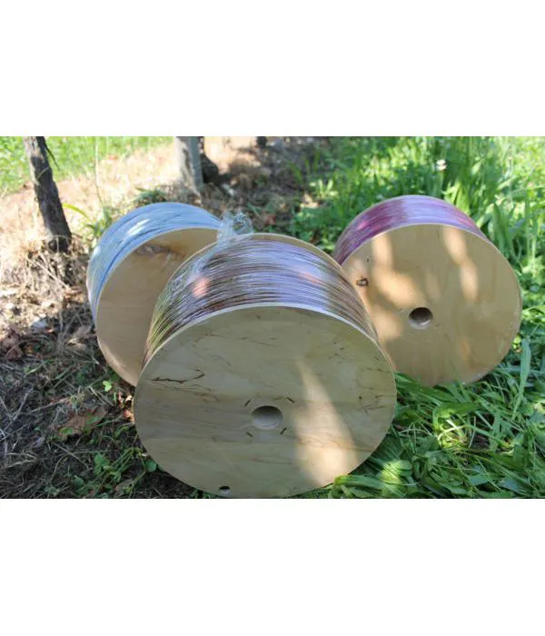 Tubetto agricolo in PVC su spoletta in legno