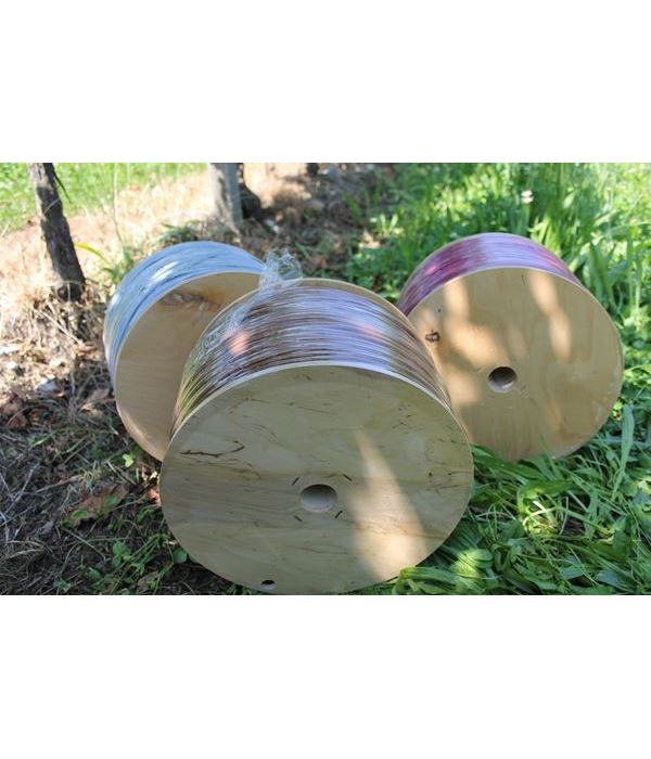 PVC Tying tube on wooden spools